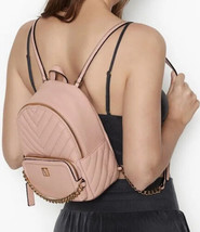 New Victoria&#39;s Secret V-quilt City Backpack Bag Adjustable Straps Blush ... - £38.20 GBP