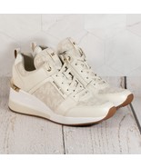 Woman&#39;s Sneakers Michael Michael Kors Raina Trainer Sneaker Color natura... - $2,327.84 MXN