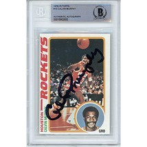 Calvin Murphy Houston Rockets Auto 1978 Topps Signed On-Card Beckett BAS... - $148.47