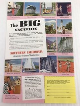 Southern California The Big Vacation Vtg 1953 Print Ad - $9.89