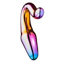 Glamour Glass Sleek Anal Tail Plug with Free Shipping - £72.50 GBP