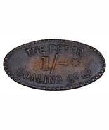 Cerca De 1890 La Compañía Peter Coaling 1 Chele Moneda De Comerciante Ly... - $3,497.44 MXN