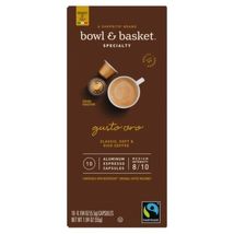 BOWL AND BASKET GUSTO ORO ALUMINUM ESPRESSO CAPSULES 10CT NESPRESSO ONLY - $8.49