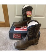 Tony Lama Mens Size 10.5 D Bartlett Stone 11&quot; Electrical Steel Toe Work ... - $158.15