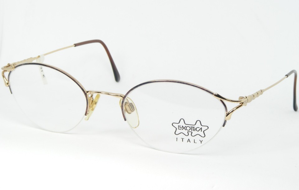 LUXOTTICA LU 2220 G728 GOLD /LILAC /VIOLET EYEGLASSES GLASSES 52-20-135m... - $71.61