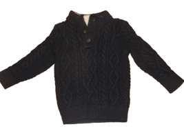 Baby Gap Navy Blue Cable Knit Pullover Sweater 12-18 Months - $7.90