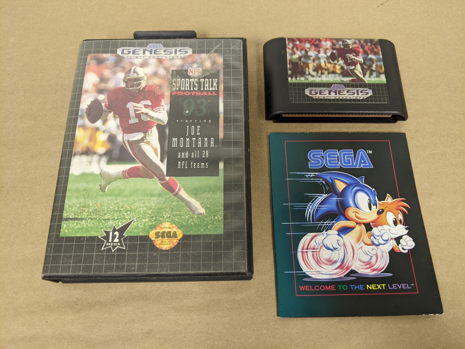 Primary image for Sports Talk Football '93 Starring Joe Montana Sega Genesis Cartridge and Case