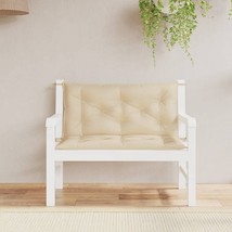 Garden Bench Cushion Set of 2 Beige Oxford fabric (100% polyester) - $1,890.21 MXN
