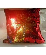 Captain Marvel Avengers  Pillow 16” Reversible Sequins plush black back ... - £5.48 GBP