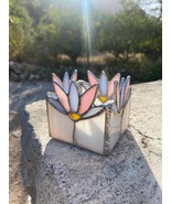 Tea light Candle holder, Stained glass candle stick holder, romantic gift - €72,62 EUR
