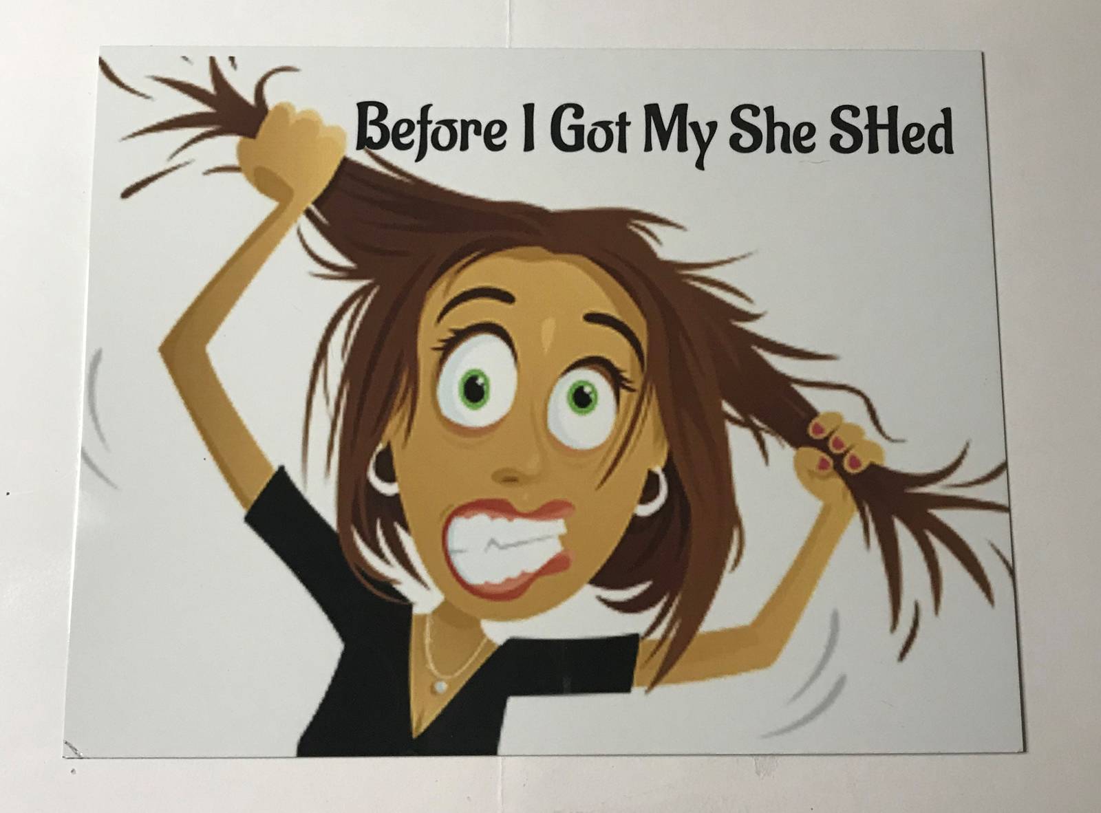 She Shed - 1/4 inch Maple Sign 15x13in She Shed - 1/4 inch Maple Sign 15x13in