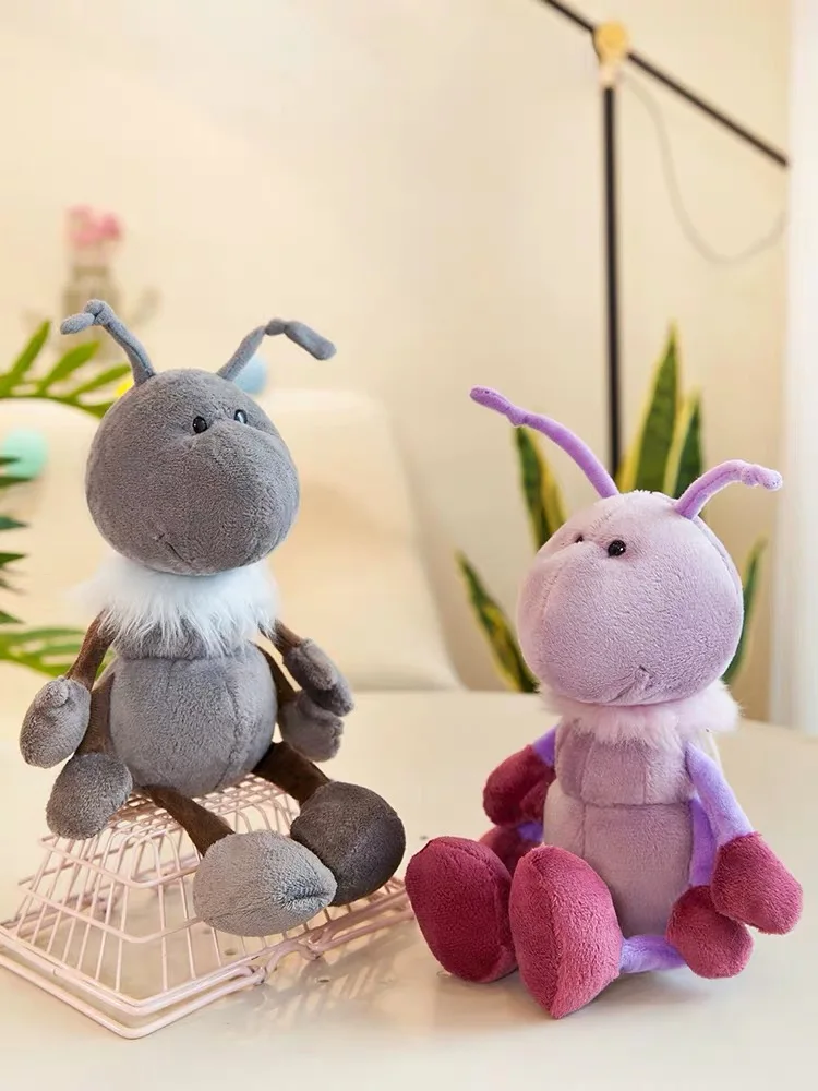 Play 25-30 cm New arrival super cute  small Ant plush toy soft stuffed doll birt - £26.09 GBP