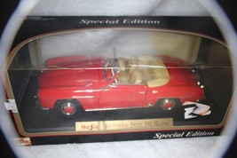 Maisto Special Edition 1955 Red Mercedes Benz 190 SL 1:18 Die Cast No. 31824 - £46.81 GBP