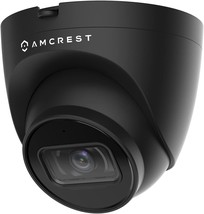 Black Ip5M-T1179Eb-28Mm Amcrest 5Mp Turret Poe Camera, Ultrahd Outdoor Ip, Ip67. - £61.38 GBP