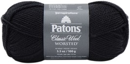 Spinrite Patons Classic Wool Yarn Black 1 Pack of 10 Skein - $138.99