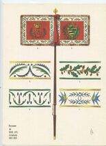 Royaume de Saxe (IV)  etendards  1811-1813 Le Plumet Planche D14 - $24.82