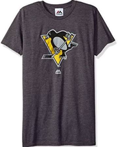 NWT NHL Pittsburgh Penguins Men&#39;s Small Short Sleeve Crew Neck Gray Tee ... - £15.78 GBP