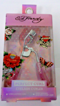 Ed Hardy: Perfect Curl Eyelash Curler Pink Handle Stainless Steel New &amp; Sealed - $12.73