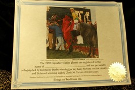 1997 Signature Series Collectors Glasses Kentucky Derby  Preakness Belmo... - £119.75 GBP