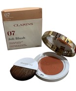 Clarins Joli Blush Long Wearing 07 Cheeky Peach .1oz Made In Italy - $22.50