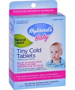 Hyland&#39;s, Baby,Tiny Cold Tablets,6 Months+,125 Quick-Dissolving Tablets ... - $509.68 MXN