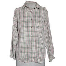 Woolrich Cotton Plaid Button Down Size Small  - £27.70 GBP