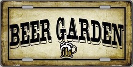 Beer Garden Metal Novelty License Plate - £15.14 GBP