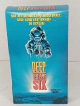 VTG VHS Deep Star Six - Cult Classic Tape Tested - Sci Fi Alien Horror M... - £6.73 GBP