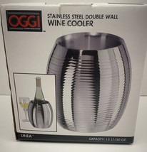 OGGI Stainless Steel Double Wall Wine Cooler - £11.76 GBP