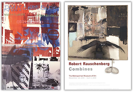 Bundle- 2 Assorted Robert Rauschenberg Authentic Posters - £277.83 GBP