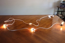7.5 Foot 3 Bulb Socket Light Cord Christmas Villages Buildings Roll Swit... - $230.25 MXN
