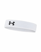 2-UNDER ARMOUR PERFORMANCE HEADBANDS 2 PER ORDER NEW WHITE - £7.18 GBP