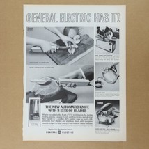 1966 General Electric Kitchen Panasonic Radio Tuning Print Ad 10.5" x 13.5" - $7.20