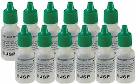 12 Bottles 14K Gold Metal Test Acid Karat Testing Liquid Solution Jewelr... - £31.38 GBP