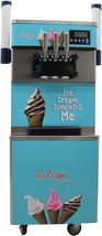 3 Flavor Soft Ice Cream Machine w/Pre Cooling Functions LCD Display110V 25-35L/H - £1,390.08 GBP
