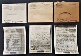 LOT 1944-45 vintage WWII V-MAIL from Steve LUDLAM to James Yarnall germa... - $42.08