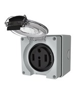Starelo 50Amp Rv Power Outlet Box,Nema 14-50R Receptacle, Nema 14-50R Box - $732.58 MXN