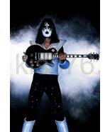 KISS Ace Frehley Love Gun / ALIVE II Era Holding Guitar 24 x 35 Custom RP Poster - $45.00