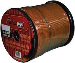 Audiopipe Primary Wire 18-Gauge 500 Foot Spool - Orange - $1,270.87 MXN