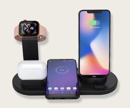 6 In 1 Wireless Charger For IPhone/iWatch/AirPods, Fast Charging Station... - $24.30