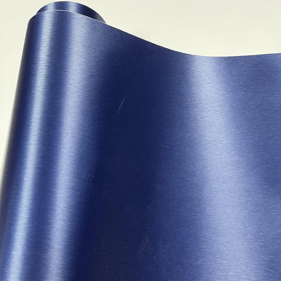 0 30 40 50 60x152cm premium quality black metallic brushed aluminum vinyl car wrap film thumb200