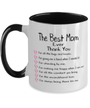 Mom Mugs Best Mom Ever Reasons Why Black-2T-Mug  - £14.29 GBP
