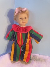 huggable loveable 9" berenguer cloth baby doll with STRIPED OUTFIT - $16.20