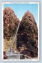 Scenic Incline Railway Royal Gorge Colorado CO UNP WB Postcard M1 - $3.56