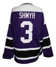 Any Name Number Cleveland Crusaders Custom Retro Hockey Jersey Shmyr Purple image 5