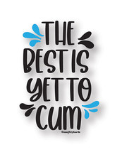 Yet 2 Cum Naughty Sticker - Pack Of 3 - $9.00