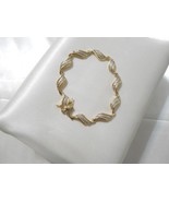 Department Store 7&quot; 18k Gold Plate/SS Diamond Accent Bracelet A900 - $1,553.43 MXN