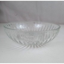 Vintage E O Brody Co Clear Crystal Glass Bowl 8&quot;x2.5&quot; 0933 Starburst Design - £12.98 GBP