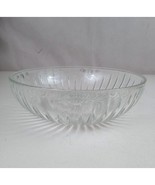 Vintage E O Brody Co Clear Crystal Glass Bowl 8&quot;x2.5&quot; 0933 Starburst Design - $312.29 MXN