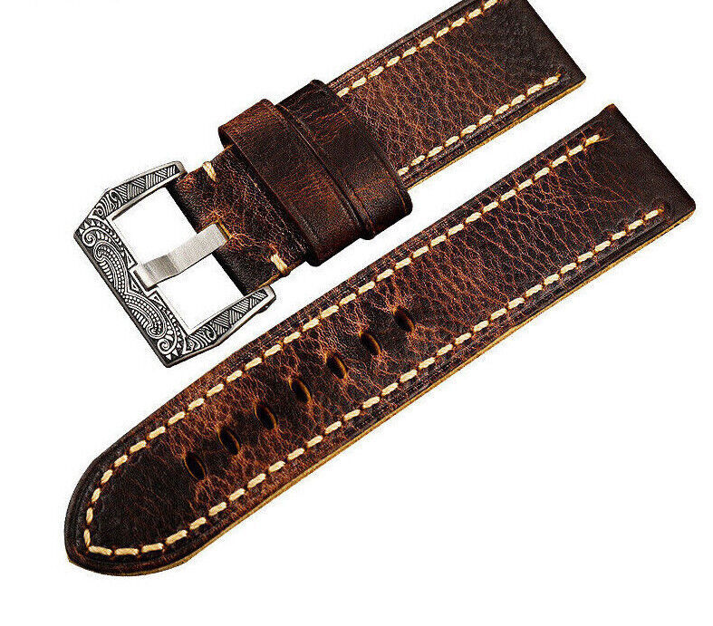 Leather Watch Strap Replacement  Panerai Luminor Marina PAM 00111 20 22 24 26mm - $32.53 - $35.33